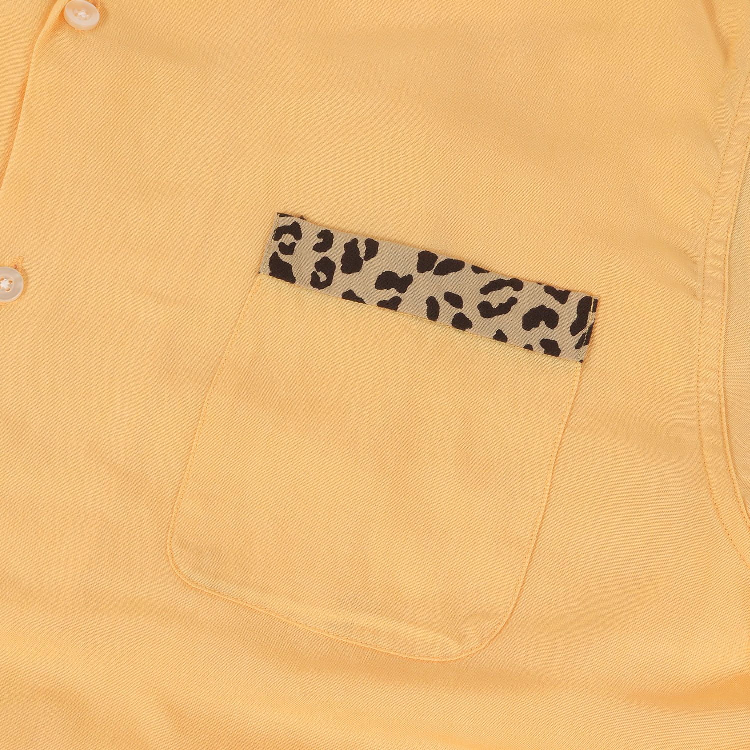 【美品】WACKO MARIA ワコマリア シャツ イエロー サイズ:XL | 22SS レオパード 2トーン オープンカラー 半袖シャツ(TWO-TONE 50S SHIRT) | トップス カジュアルシャツ 半袖【メンズ】【中古】 美品】WACKO MARIA ワコマリア シャツ イエロー サイズ:XL | 22SS