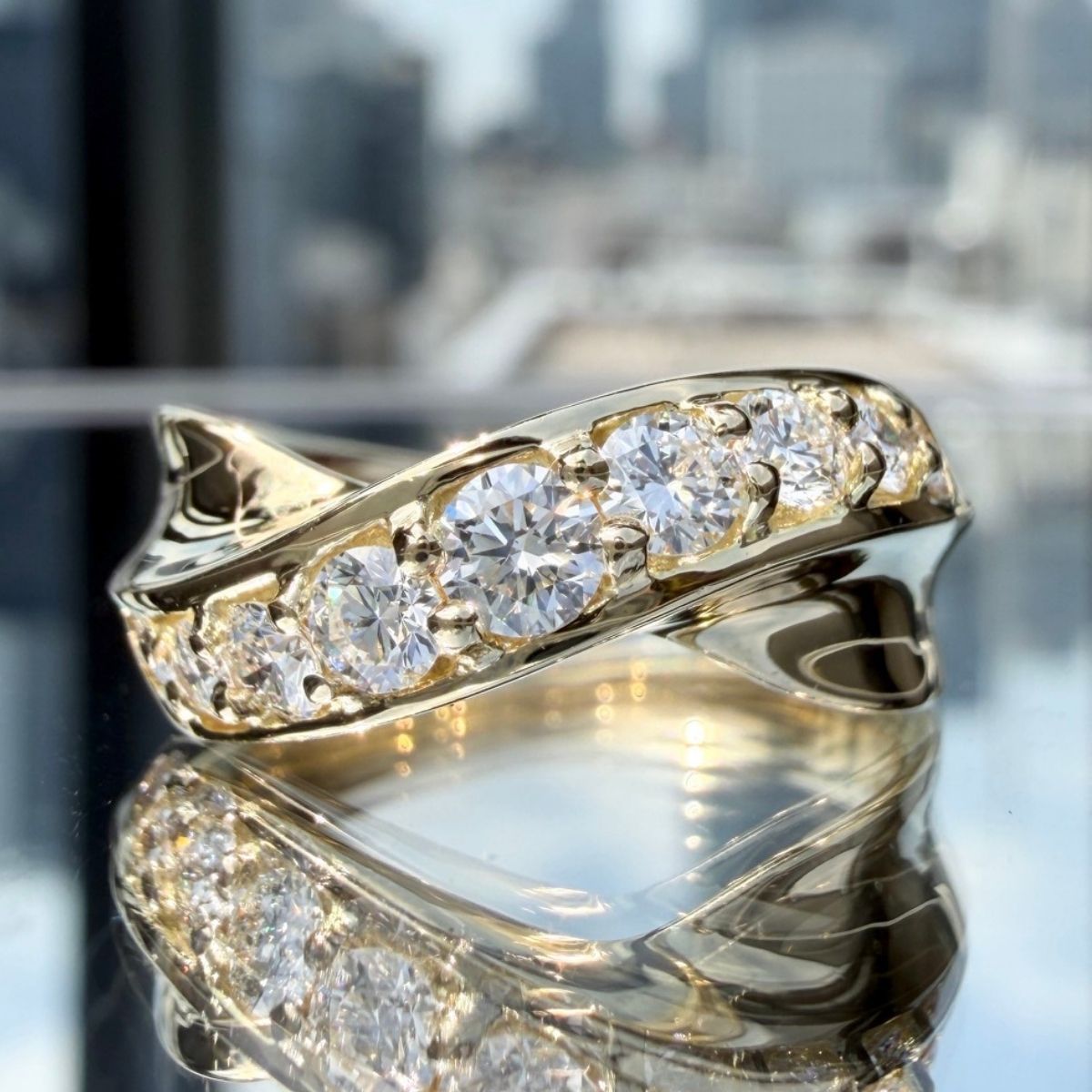 モニッケンダム K18 ダイヤモンド0.53ct リング - メルカリ