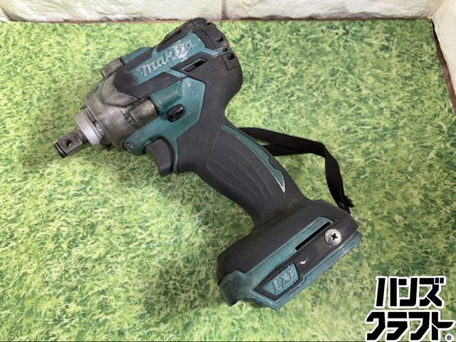 ▽【中古】マキタ 14.4v充電式インパクトレンチ TW284D 本体のみ makita 電動工具 青 ブルー