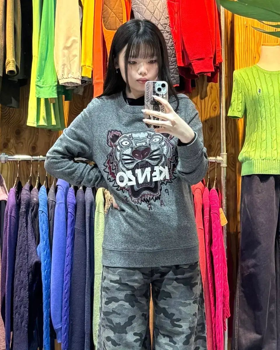 XS KENZO ケンゾー タイガー 刺繍パッチ ロゴ スウェット 【公式通販】