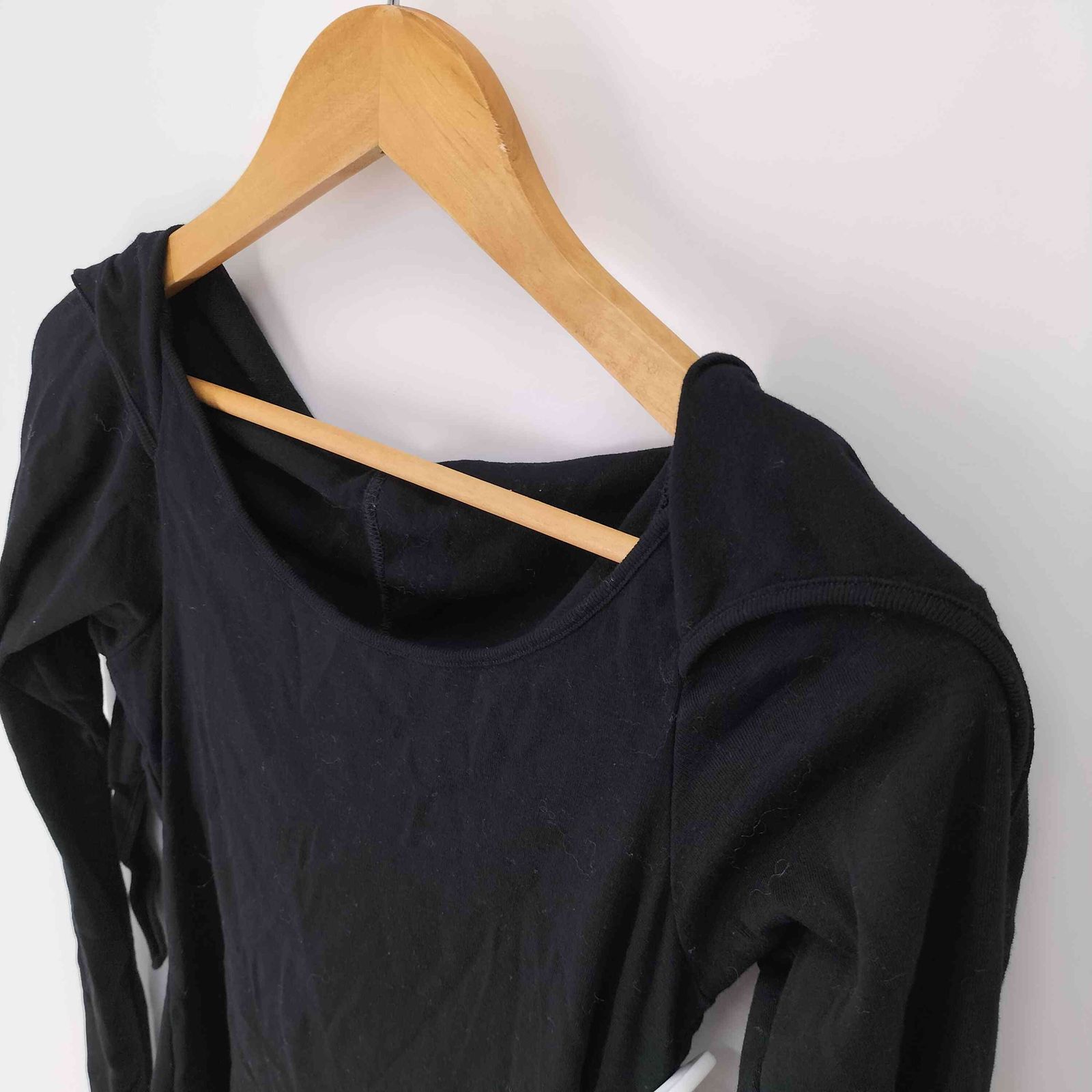 クラネ CLANE 25AW BOW TIE HOODED CUT TOPS ボウタイ フーデッド