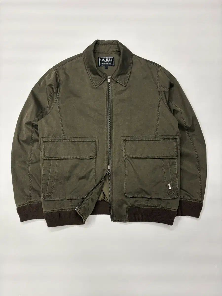 GUESS ゲス ヴィンテージ ウォッシュ ジップアップ ブルゾン 春 ブルゾン ジャケット