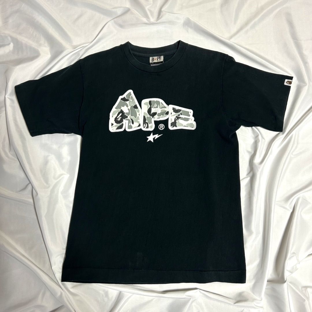 A BATHING APE Tシャツ 90s アーカイブ 日本製 初期タグ 両面グラフィック
