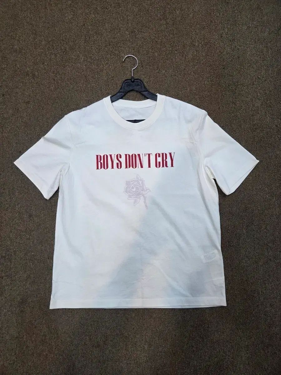 SYSTEM BOYS PLANET(ボイプラ) DON'T CRY プリンティング 半袖Tシャツ 白