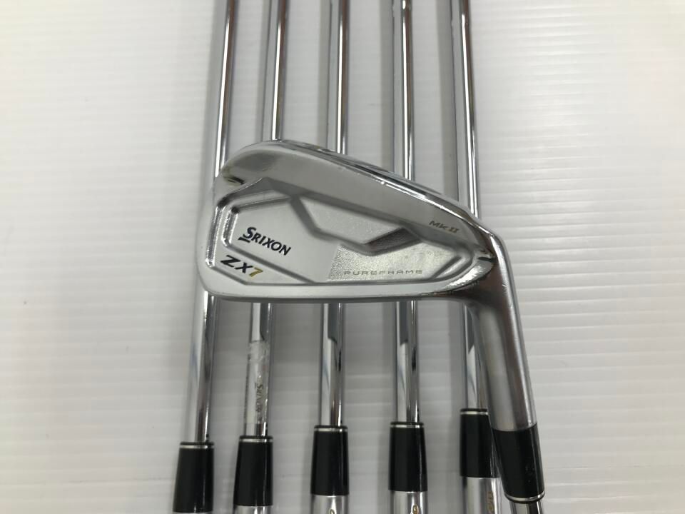 ダンロップ　SRIXON ZX7 Mk2　ダイナミックゴールド D.S.T.(NEWデザイン)　Sフレックス　アイアンセット　中古【最短即日発送】