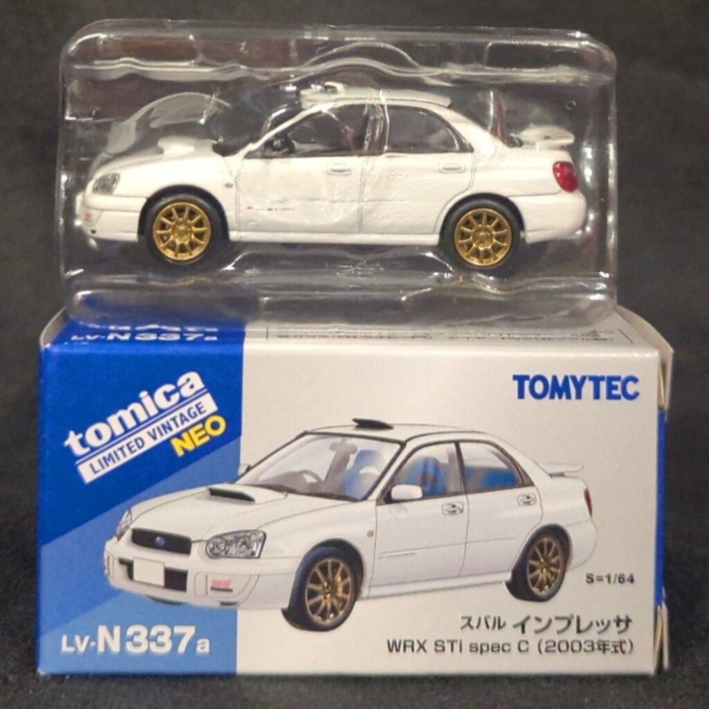 TOMYTEC TOMICA LIMITED VINTAGE NEO スバル インプレッサ WRX STi spec C(2003年式)(白) LV-N337a