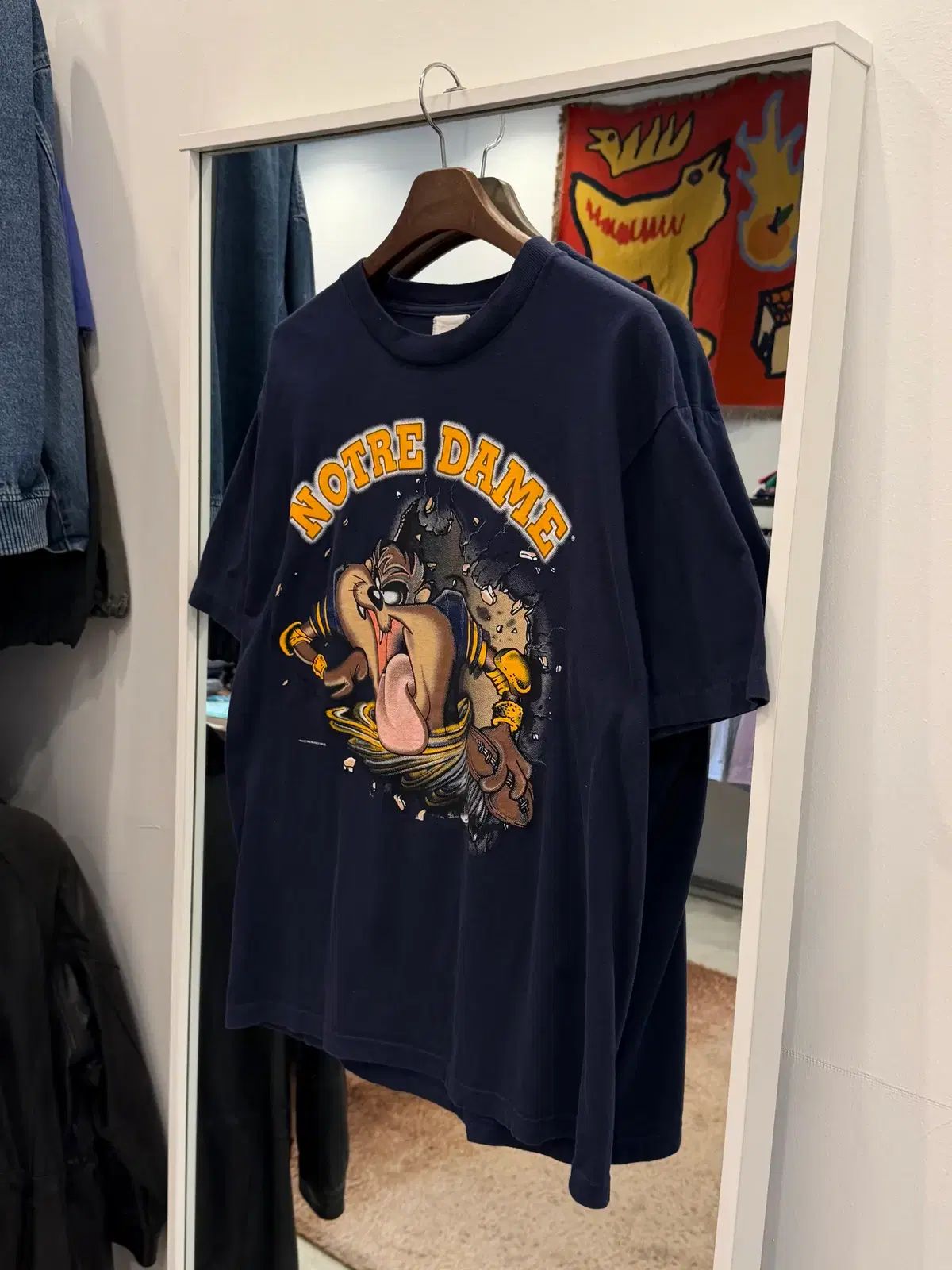 90s TNT ヴィンテージ ワーナー・ブラザーズ TAZ カートゥーン 半袖 Tシャツ (USA)
