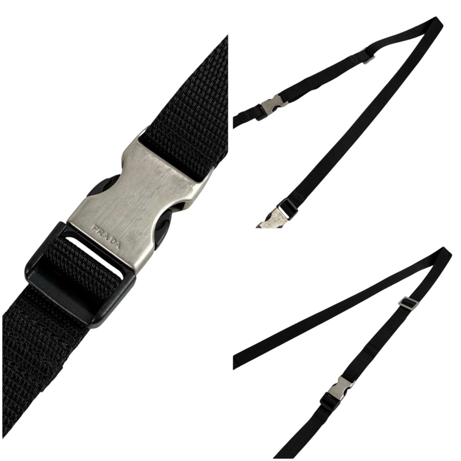 PRADA Triangle Logo Crossbody Bag プラダ トライアングルロゴ ミニ PRADA Triangle Logo Crossbody Bag プラダ トライアングルロゴ ミニ