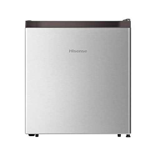 ハイセンス 小型 冷蔵庫 幅44.5cm 45L 一人暮らし 静音 書斎や寝室も 右開き 1ドア コンパクト HR-A45S シルバーwb a974cf91