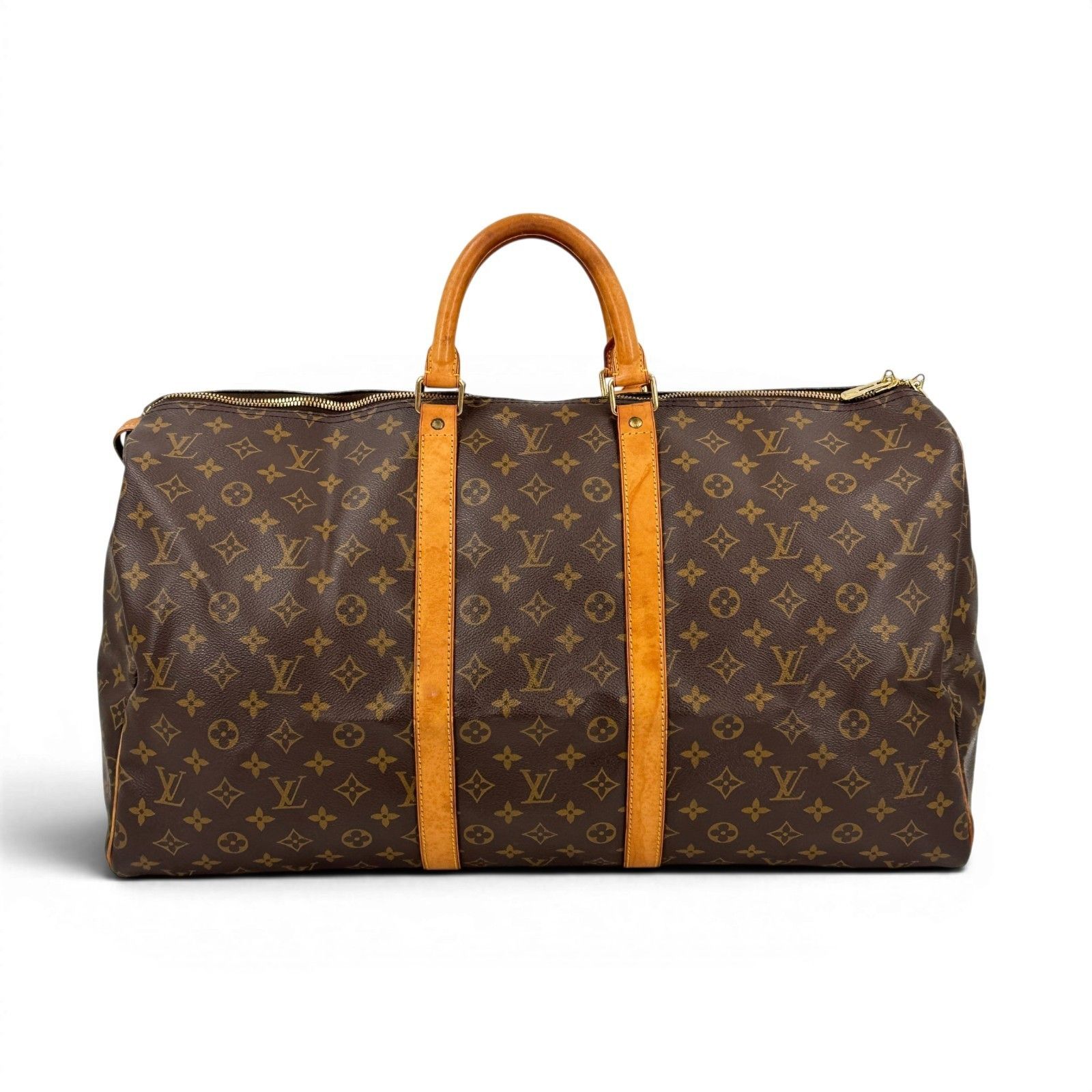 LOUIS VUITTON キーポル55 モノグラム 旧型 ボストンバッグ M41424