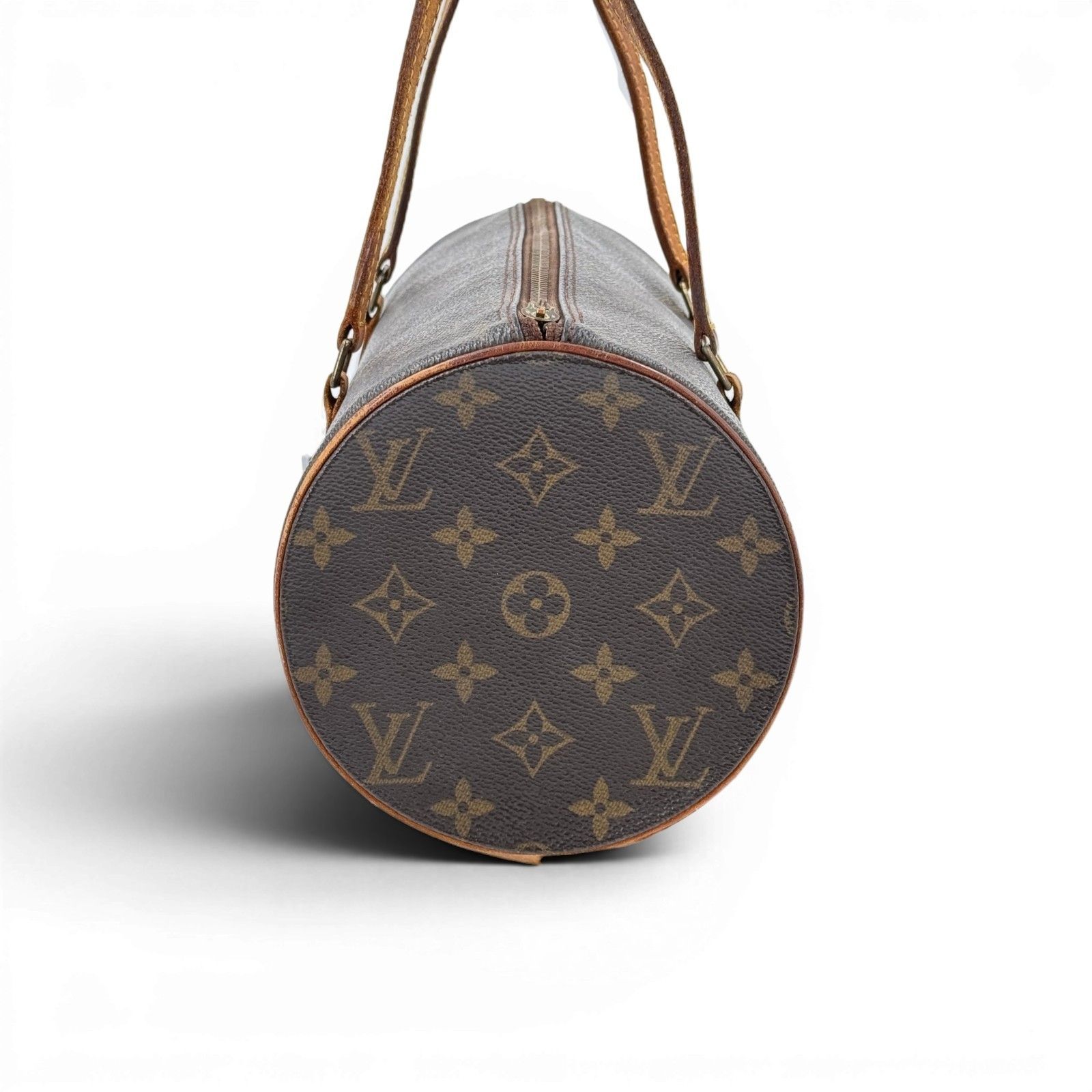 LOUIS VUITTON パピヨン30 モノグラム 旧型 筒形 ハンドバッグ M51385 