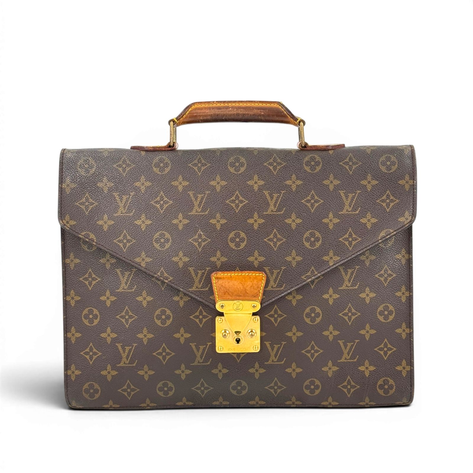 LOUIS VUITTON セルヴィエット・コンセイエ モノグラム ビジネスバッグ M53331