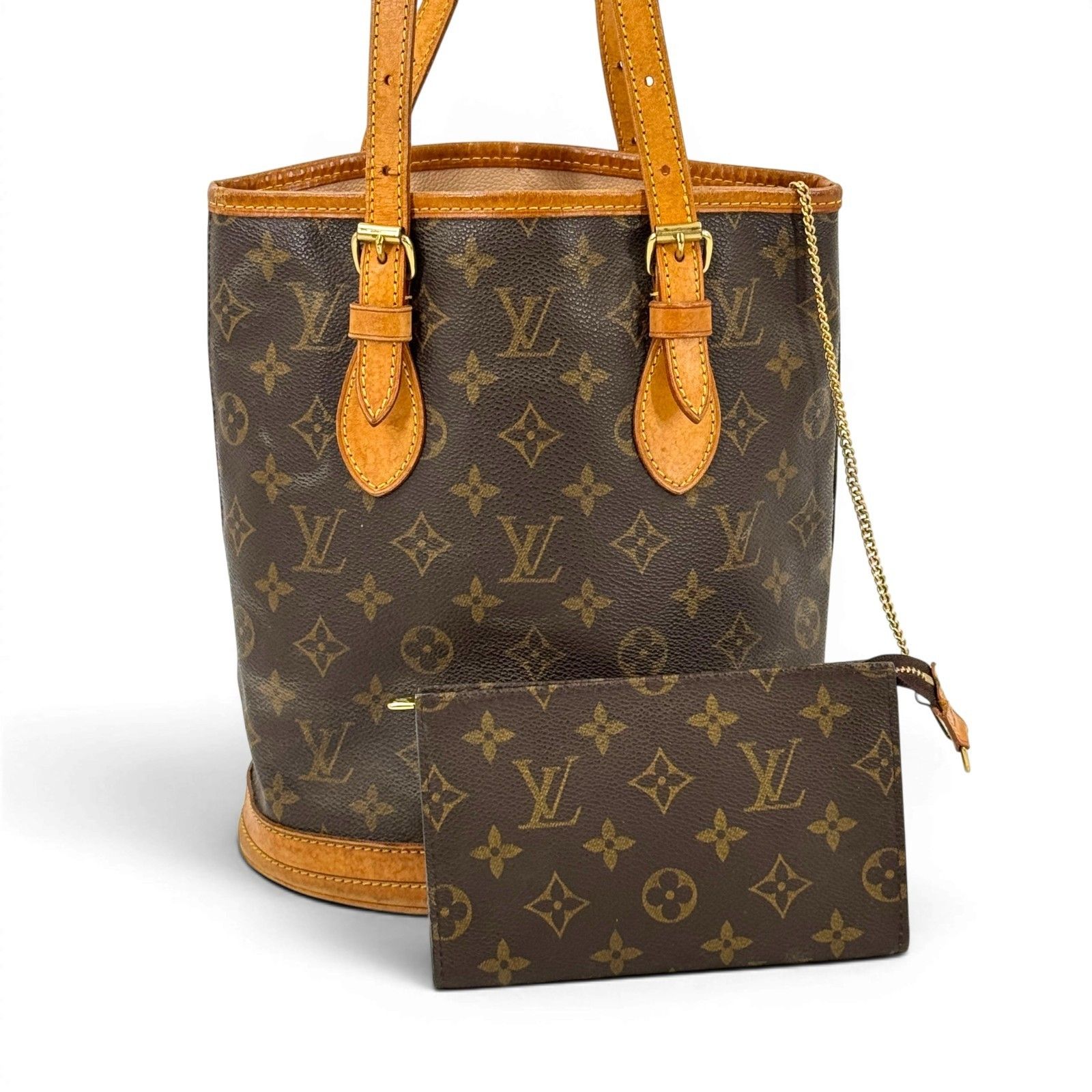 LOUIS VUITTON バケットPM モノグラム ショルダーバッグ M42238
