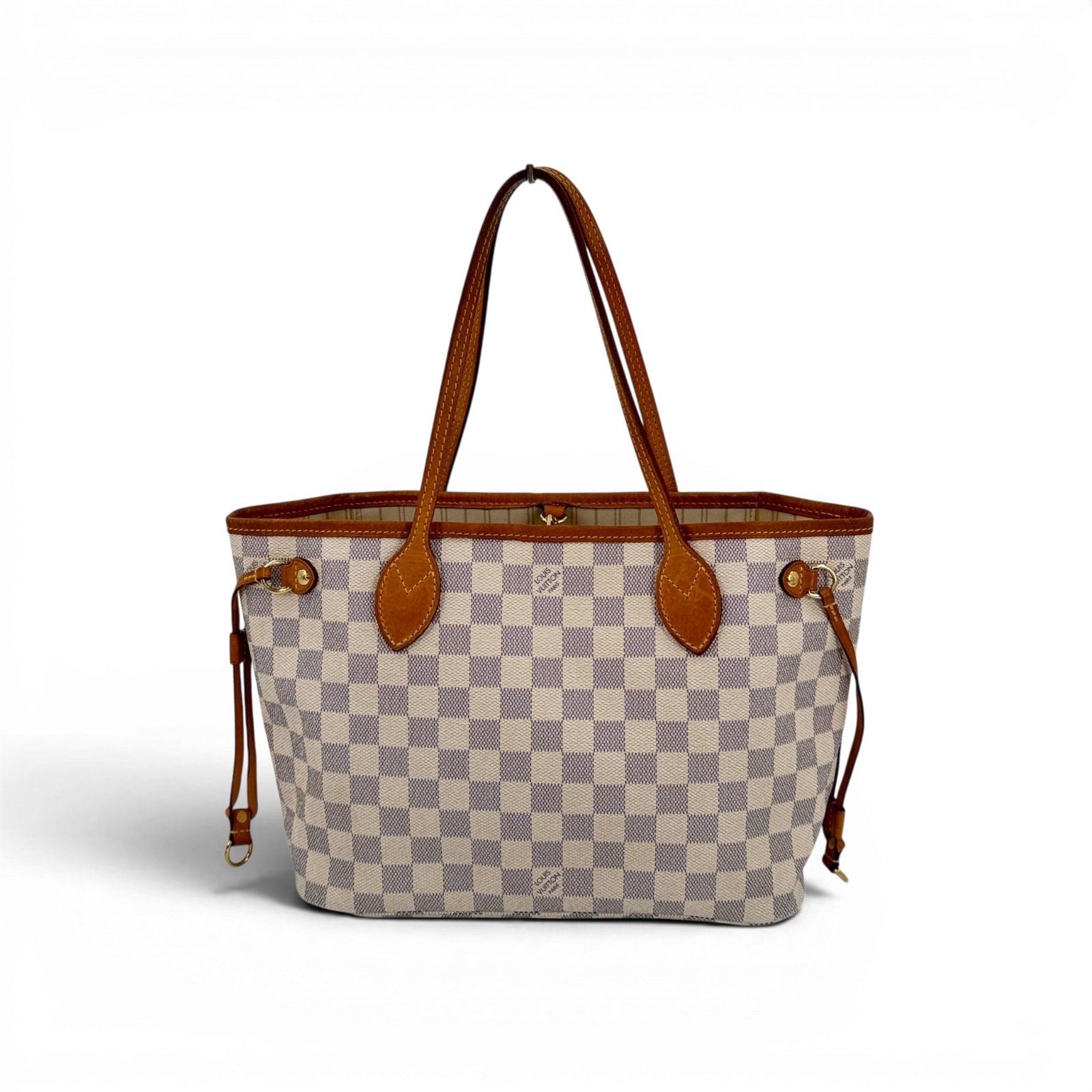 LOUIS VUITTON ネヴァーフルPM ダミエ・アズール キャンバス ホワイト ショルダーバッグ N51110