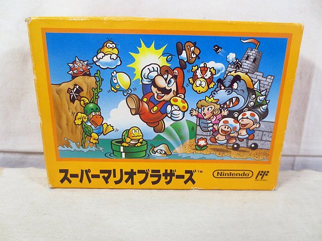美品　任天堂　ファミコン　FC　スーパーマリオブラザーズ