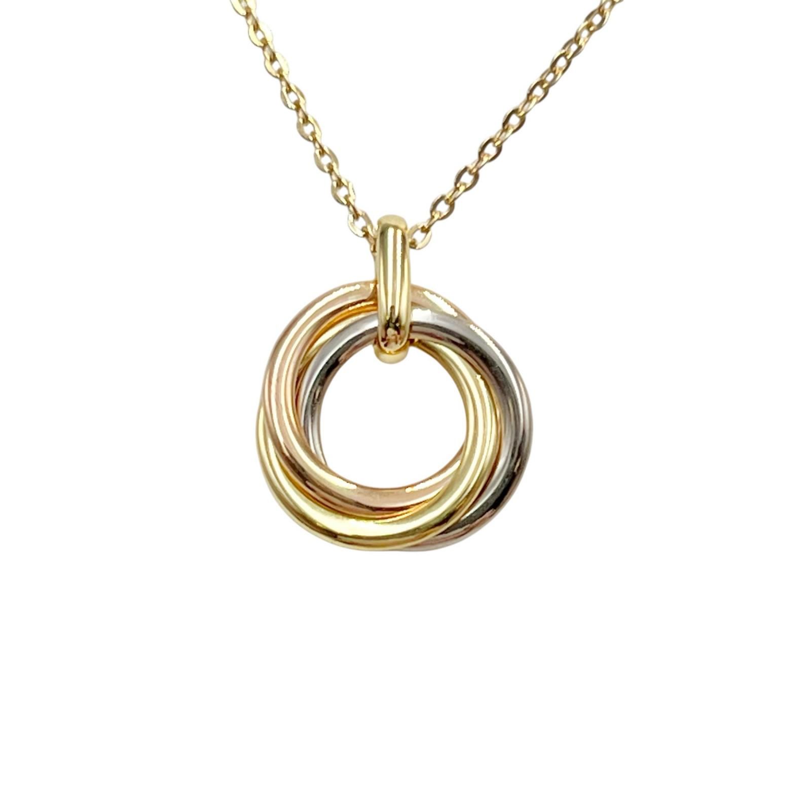カルティエ CARTIER ネックレス トリニティ ペンダント スモール K18イエローゴールド/K18ピンクゴールド/K18ホワイトゴールド レディース