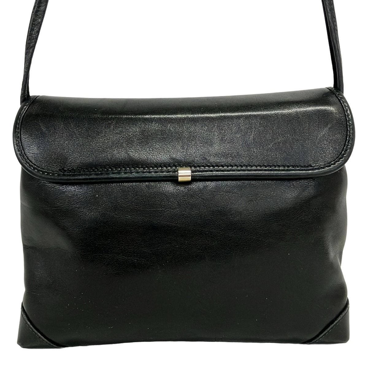 GUCCI(グッチ) ショルダーバッグ オールドグッチ 黒 レザー - メルカリ