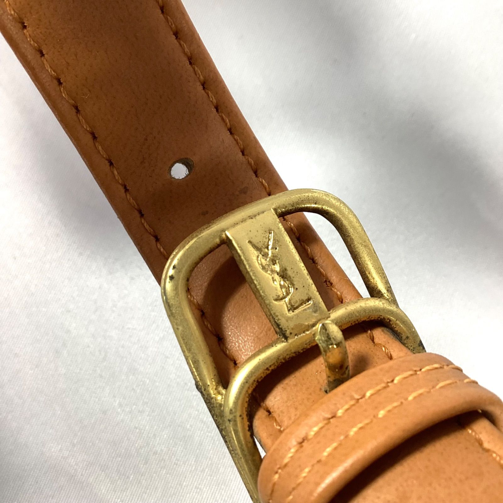Yves Saint Laurent イヴサンローラン YSLロゴ カサンドラ 巾着 