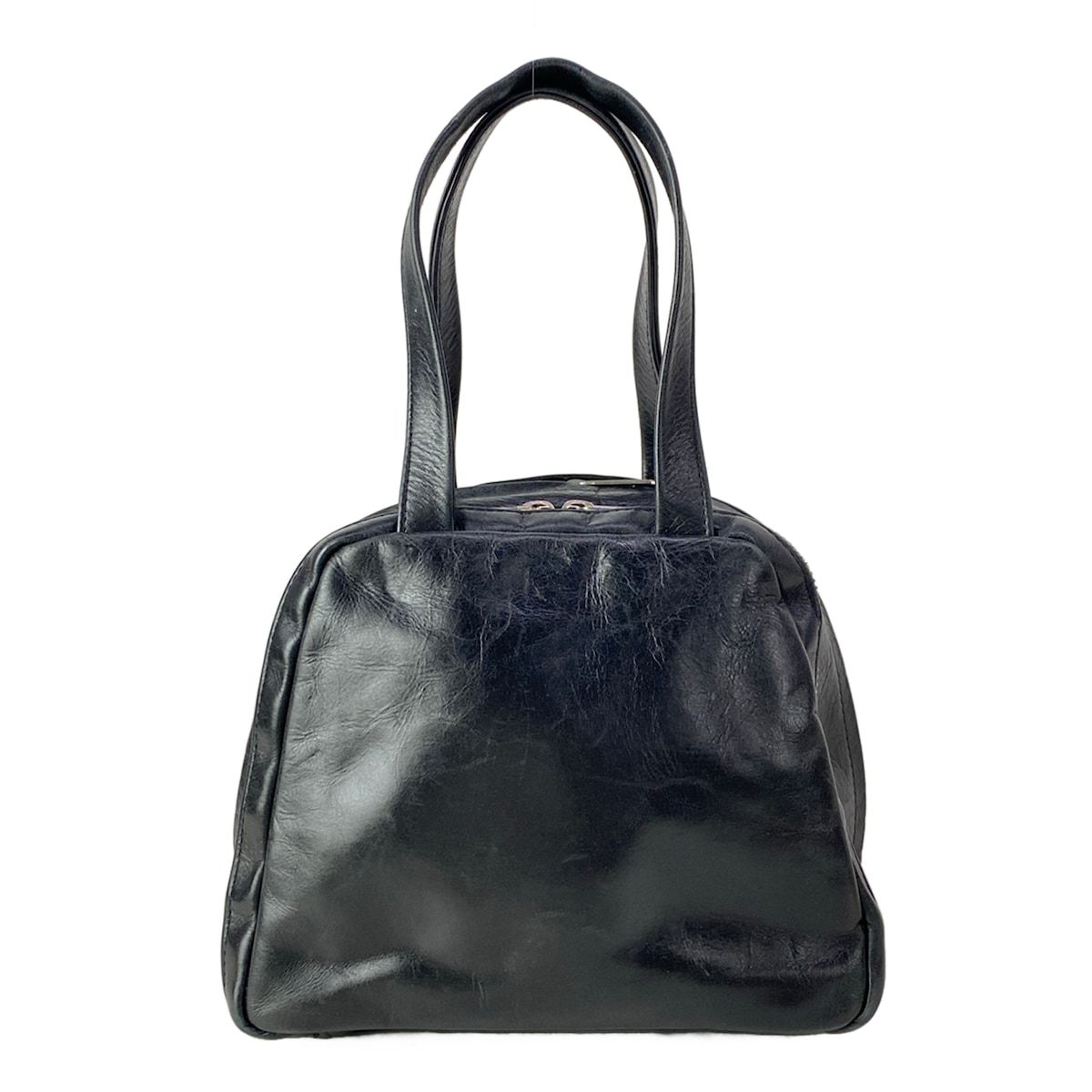 yohjiyamamoto(ヨウジヤマモト) ハンドバッグ - FN-I04-722 黒 ミニバッグ レザー