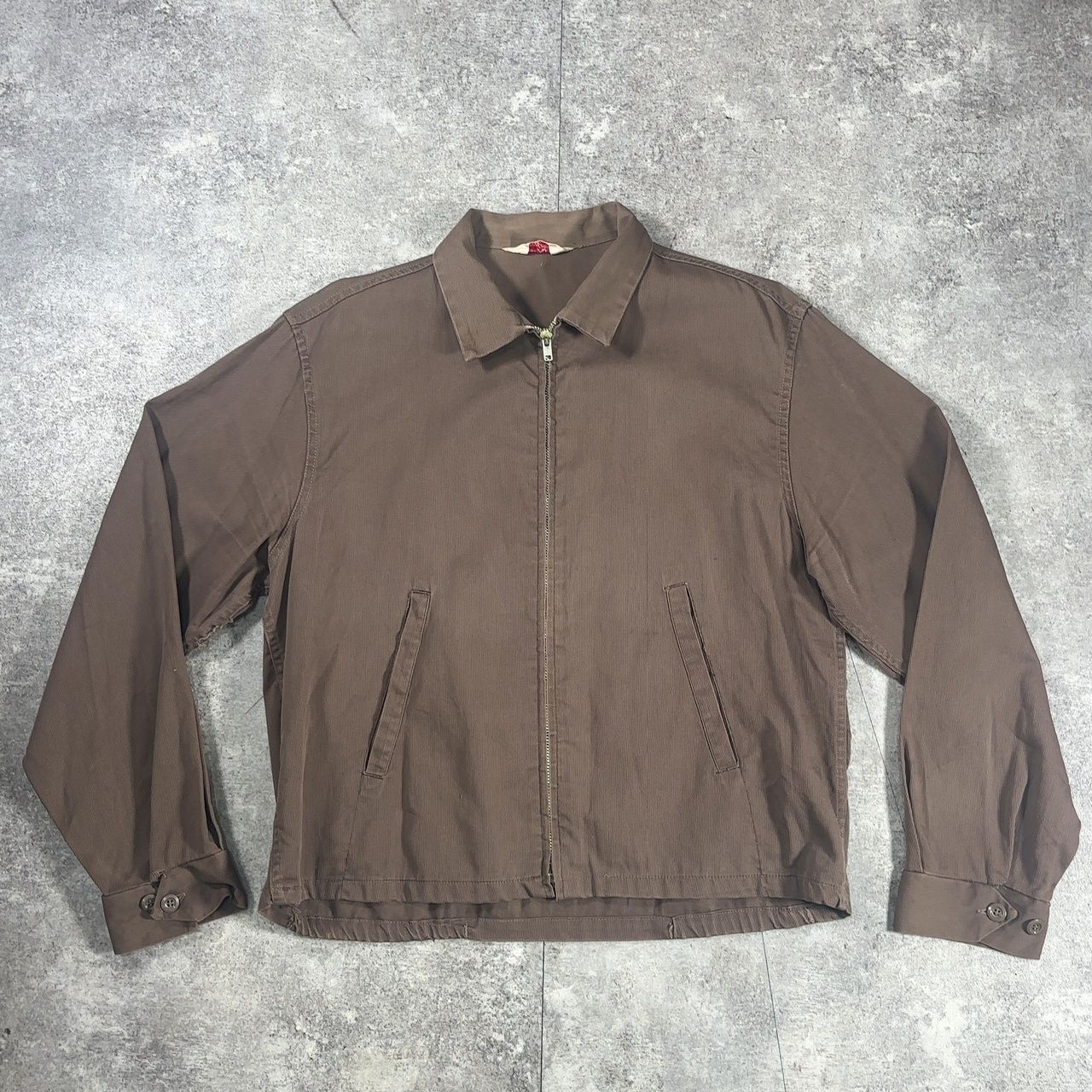 Dan River ダンリバー スウィングトップ ブラウン 茶色 コットン 60's 60年代 vintage ブルゾン アウター ライトアウター