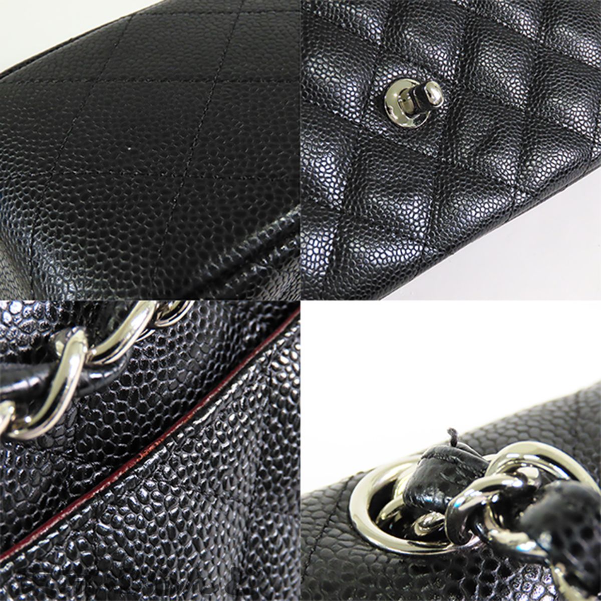 シャネル CHANEL クラシック ラージ ハンドバッグ ブラック 黒