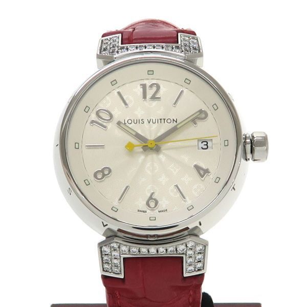 ルイヴィトン タンブールMM 34mm Q1310 レディース 腕時計【Aランク】【中古】