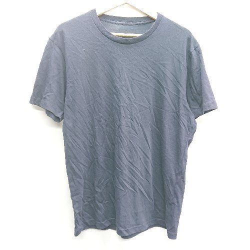 ◇ UNIQLO ユニクロ 半袖 Tシャツ サイズXL ネイビー メンズ E 【1407020069632】