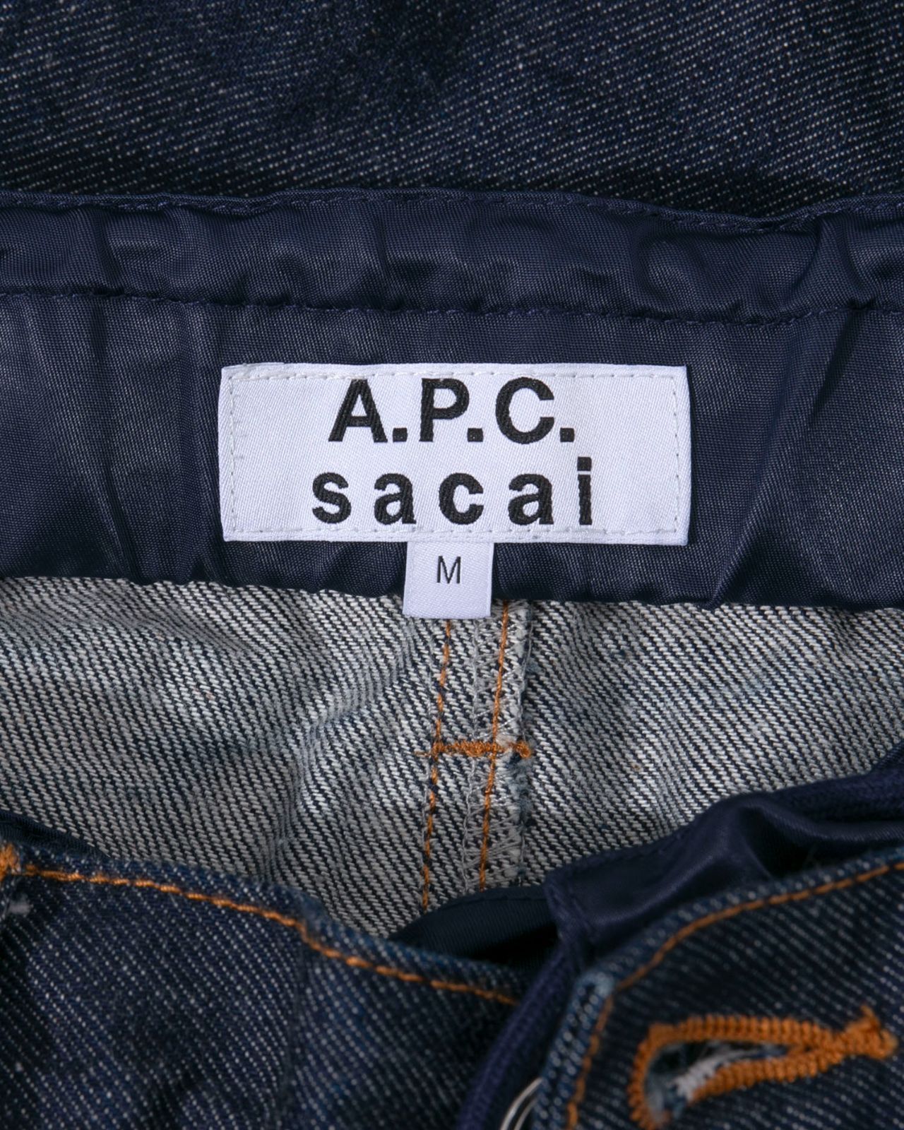 sacai x A.P.C. サカイ×アーペーセー セットアップ ドッキングデニム 