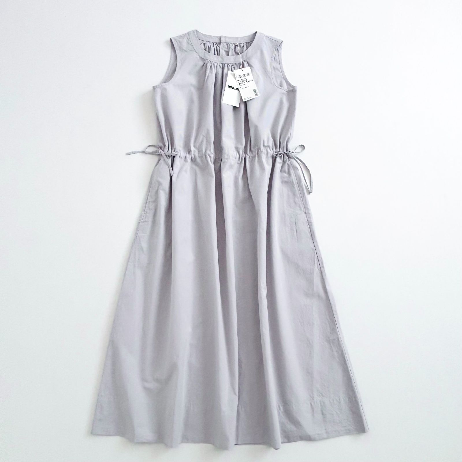 MUJI Labo ムジラボ 無印良品 25SS 和紙混高密度ポプリン ノースリーブ