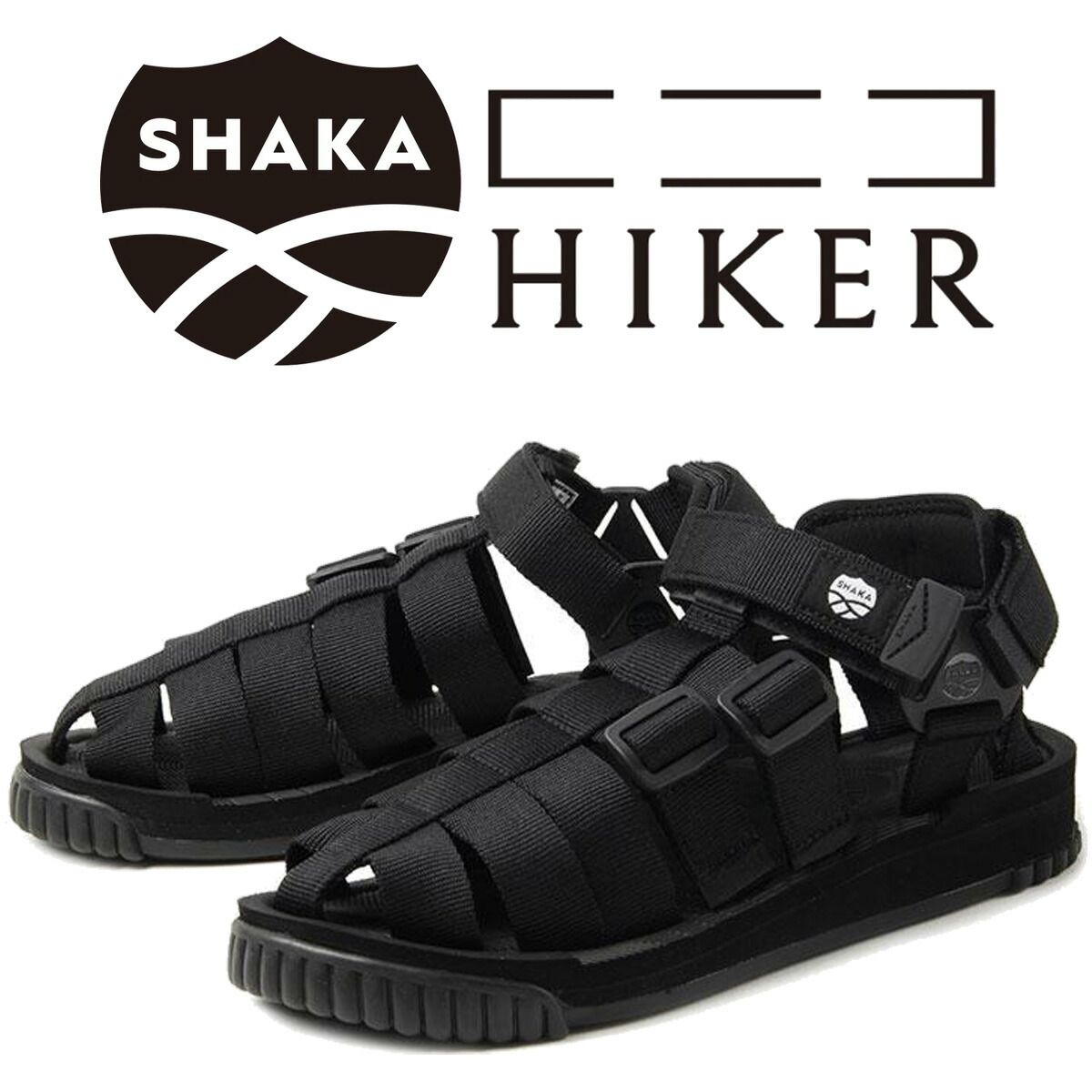シャカ ハイカー ブラック SHAKA HIKER BLACK 00P sk-101-black 靴 シューズ サンダル メンズ ウィメンズ レディース ユニセックス