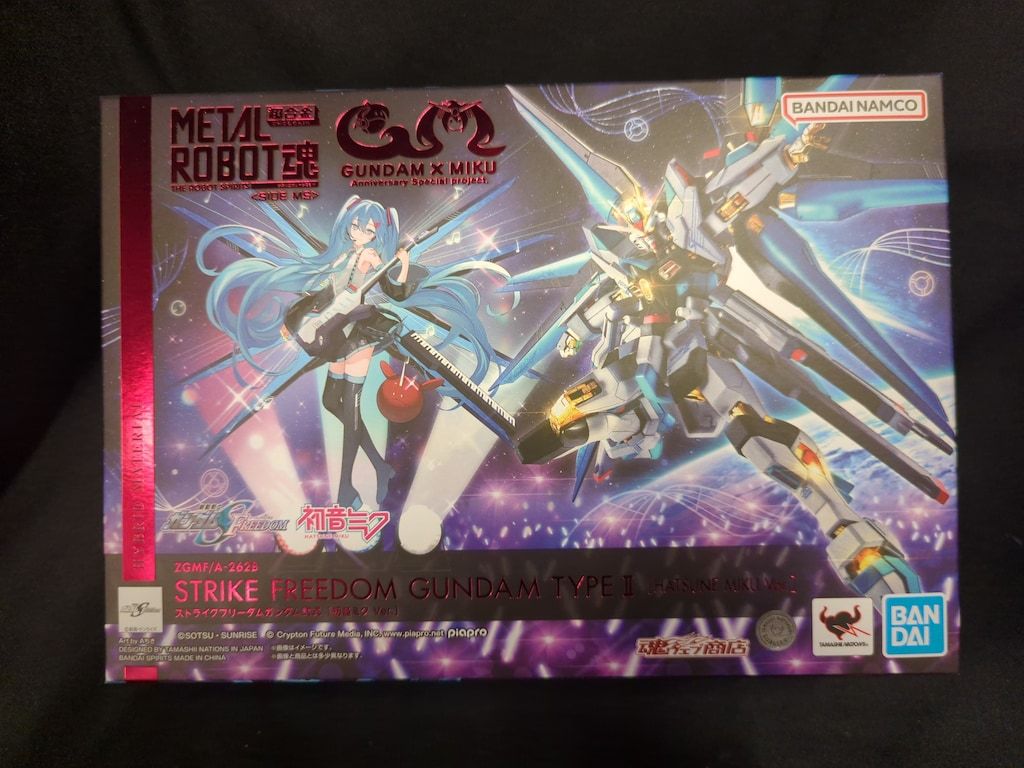BANDAI SPIRITS METAL ROBOT魂 <SIDE MS> 機動戦士ガンダムSEED FREEDOM ストライクフリーダムガンダム弐式 [初音ミク Ver.]