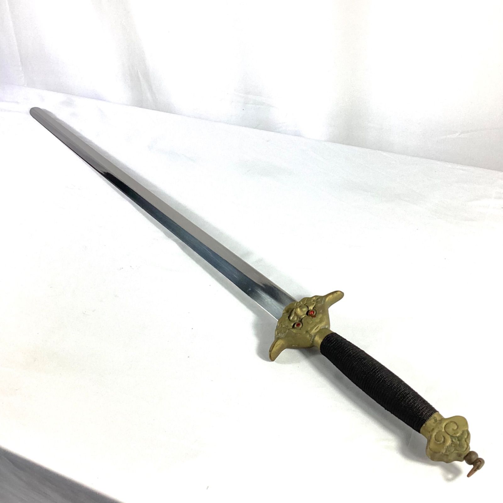中国武術 太極拳 刀 双手剣 模造刀 漢剣 つるぎ 昭和レトロ - メルカリ