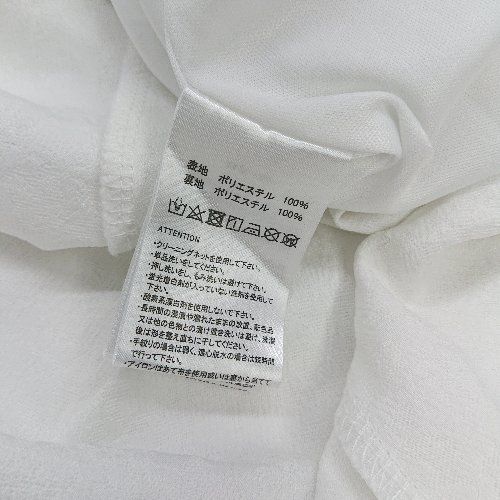 ◇ BANNER SECRET 花柄 半袖 ロング丈 ワンピース サイズS ホワイト レディース E 【1407180014107】