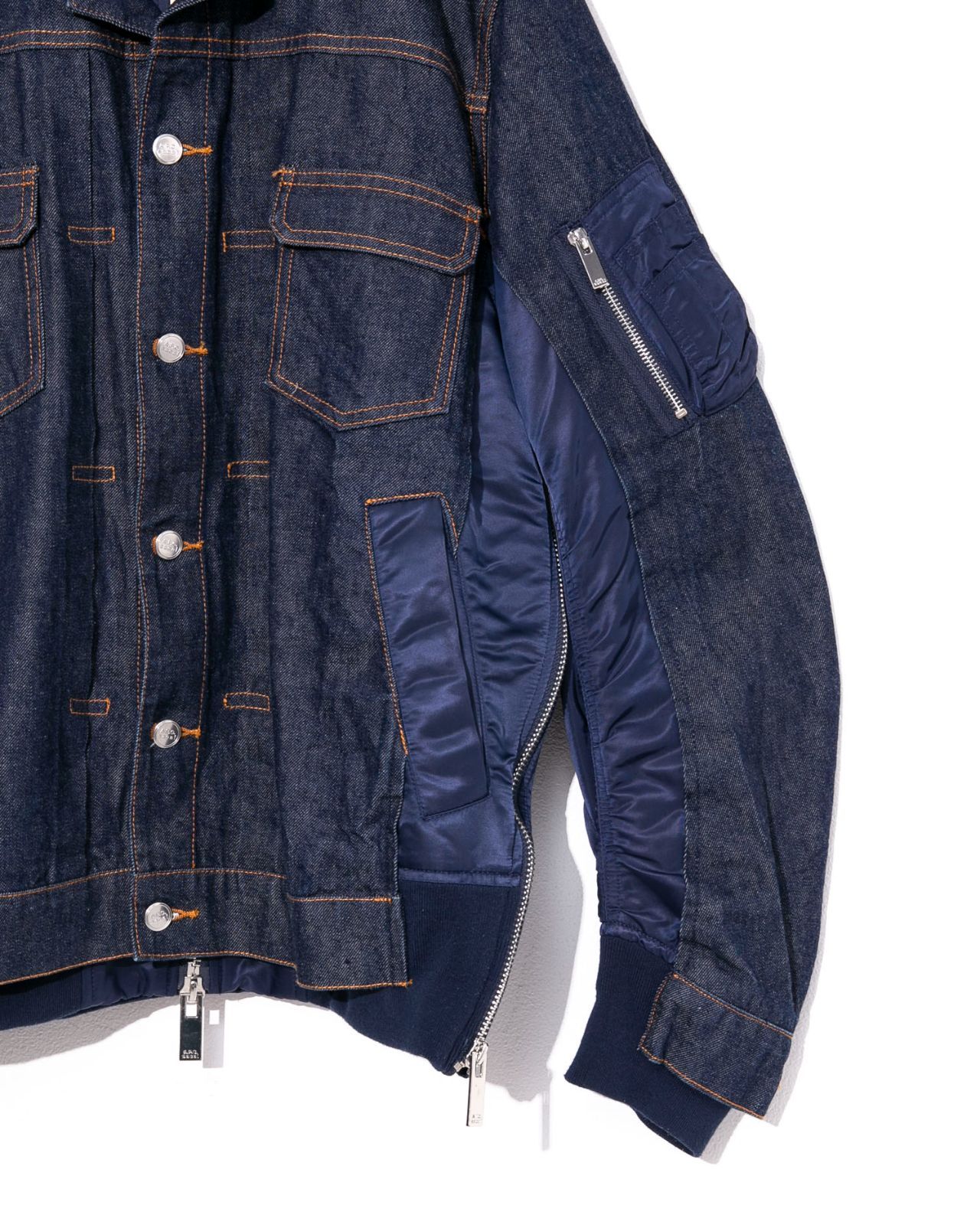 sacai x A.P.C. サカイ×アーペーセー セットアップ ドッキングデニム 