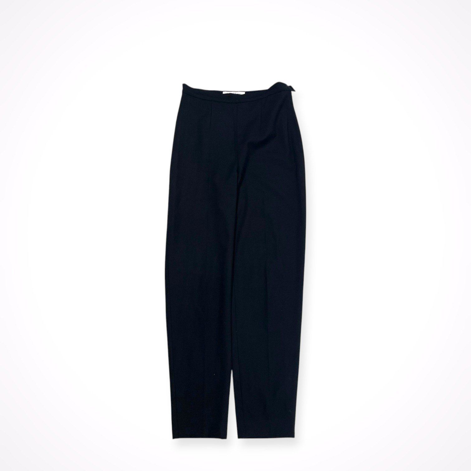 MaxMara INDISPENSABLE / アーカイブ Lycraストレッチストレートパンツ 白タグ SIZE：40
