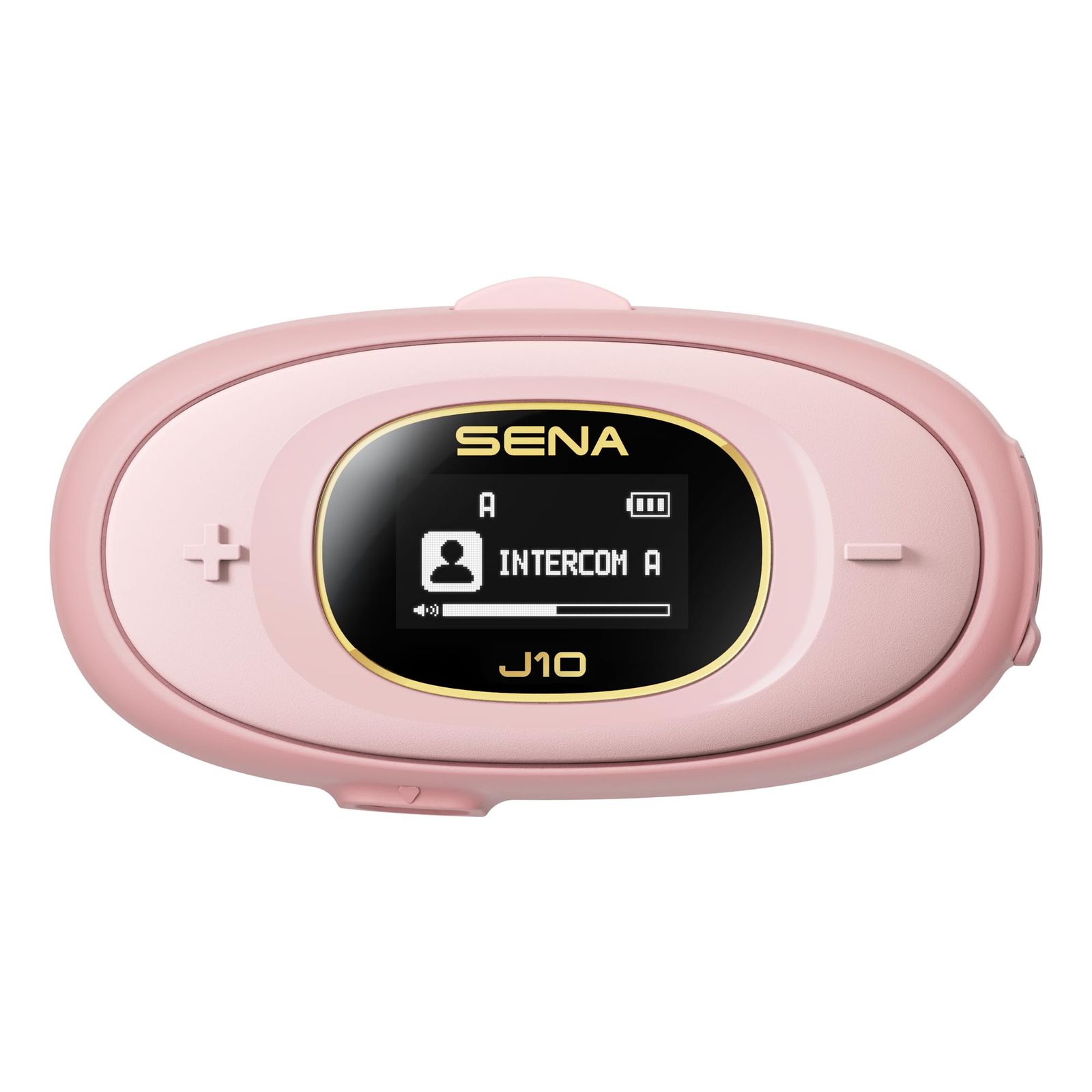 Sena J10 バイク用 Bluetoothインターコム 【日本限定品】 4人同時通話対応 HDスピーカー搭載 インカム GPS音声案内/音楽再生/通話可能 LCD画面付き 大容量バッテリー ユニバーサルインターコム対応 ピンク【日本正規輸入品】( ...
