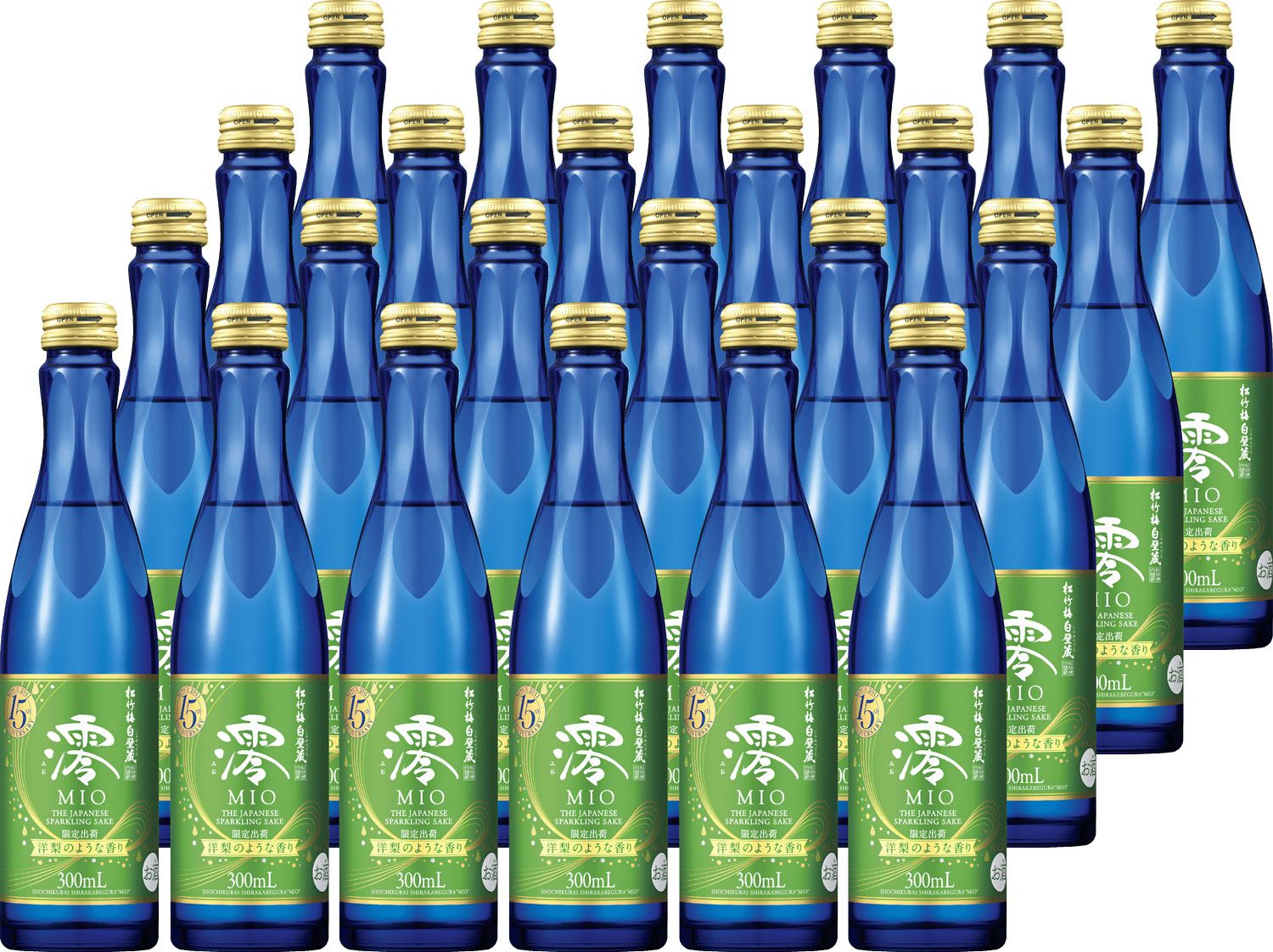 松竹梅 白壁蔵 澪 洋梨のような香り 300ml × 2ケース / 24本
