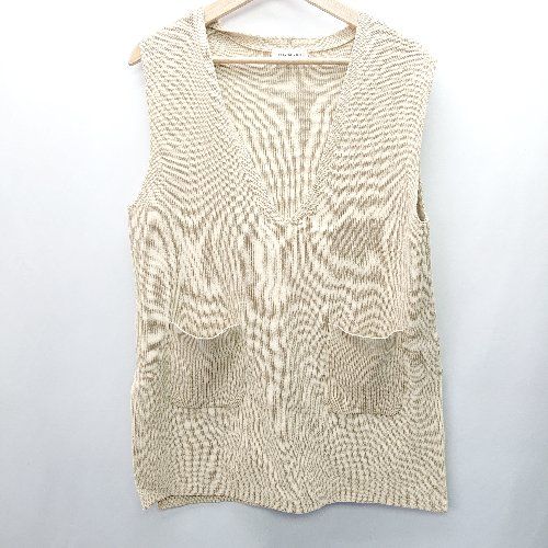 ◇ NATURAL BEAUTY BASIC ナチュラルビューティーベーシック - ベスト サイズM ベージュ レディース E 【1407180030947】 4,628円