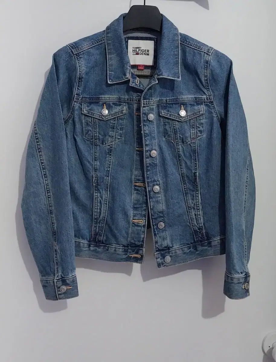 新品) トミーヒルフィガー レディース デニムジャケット M Tommy hilfiger デニム ジャケット