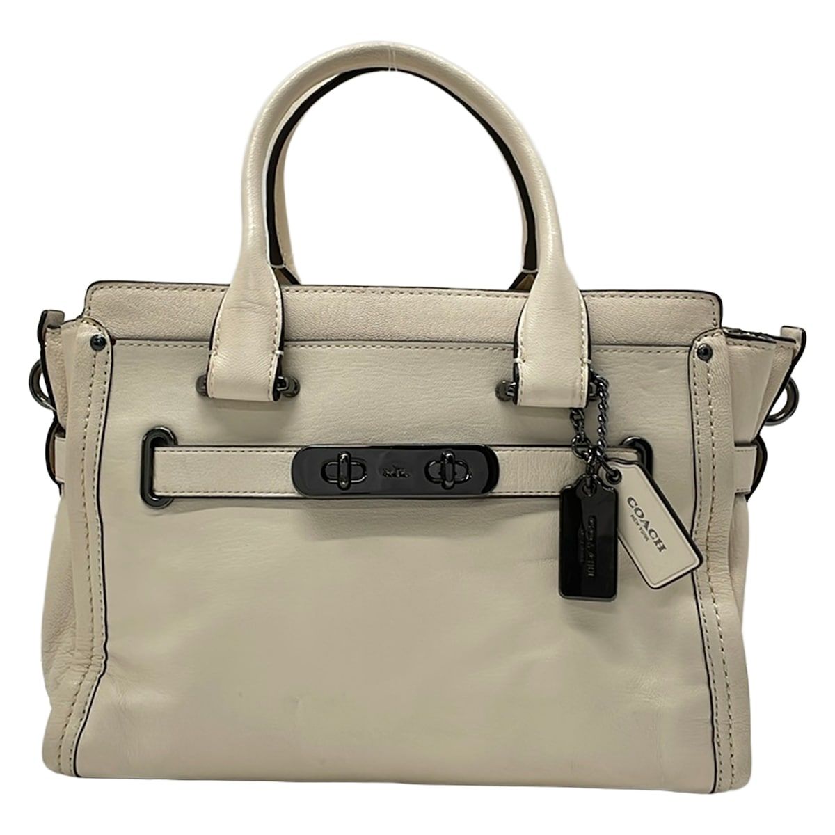 COACH(コーチ) ハンドバッグ - 37439 アイボリー レザー 7,084円