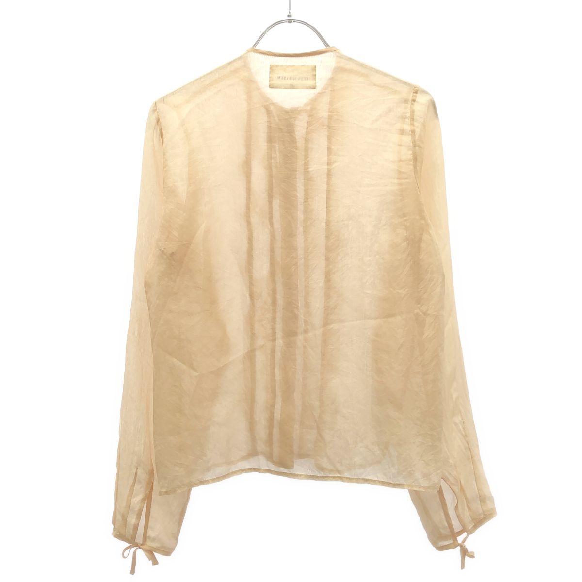 Khadi and Co カディー&コー シルクブラウスシャツ ベージュ S