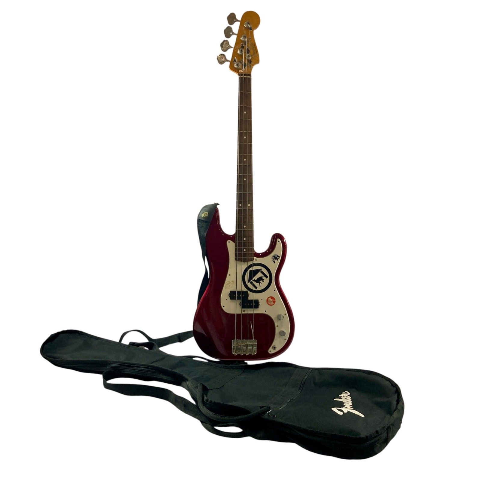 ★ Fender Precision Bass フェンダー プレシジョンベース エレキベース レッド 音出し確認済み 現状品 4kg