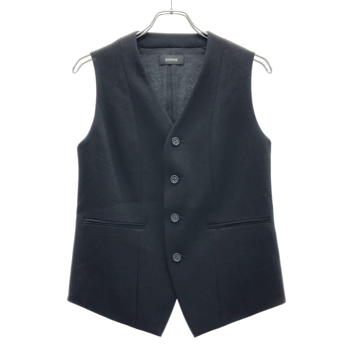 SINME シンメ ジレベスト SS14-05 ブラック M