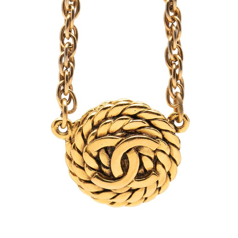 シャネル ココマーク チェーン ネックレス ゴールド メッキ レディース CHANEL【1-0269333】
