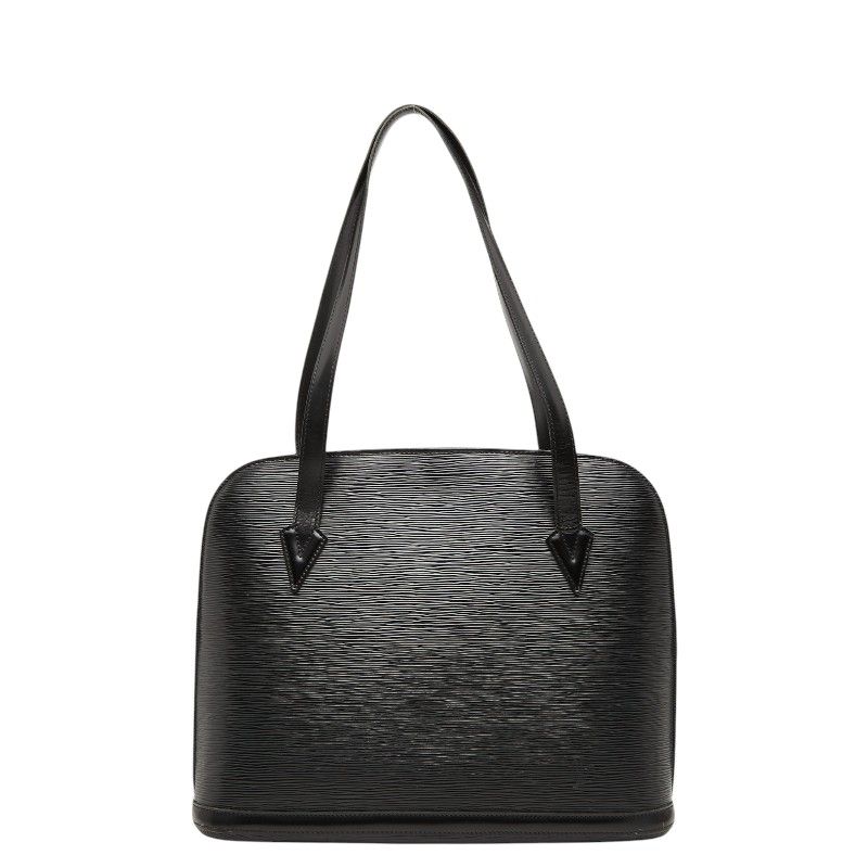 ルイ ヴィトン エピ リュサック ショルダーバッグ トートバッグ M52282 ノワール ブラック レザー レディース LOUIS VUITTON【1-0269384】