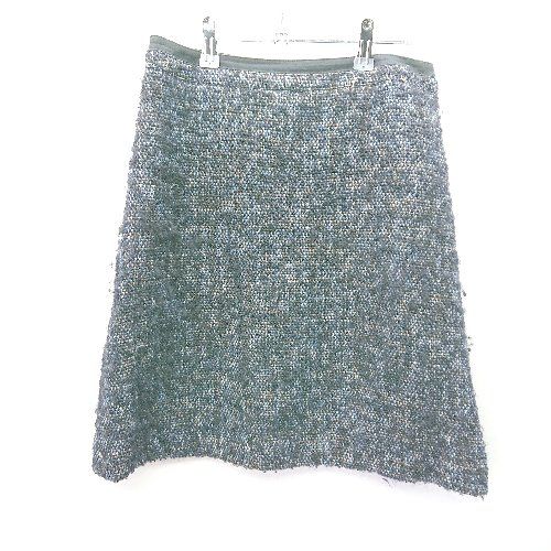 ◇ MACKINTOSH PHILOSOPHY 膝丈 台形 スカート サイズ38 ネイビー系 レディース E 【1407180036765】 4,515円