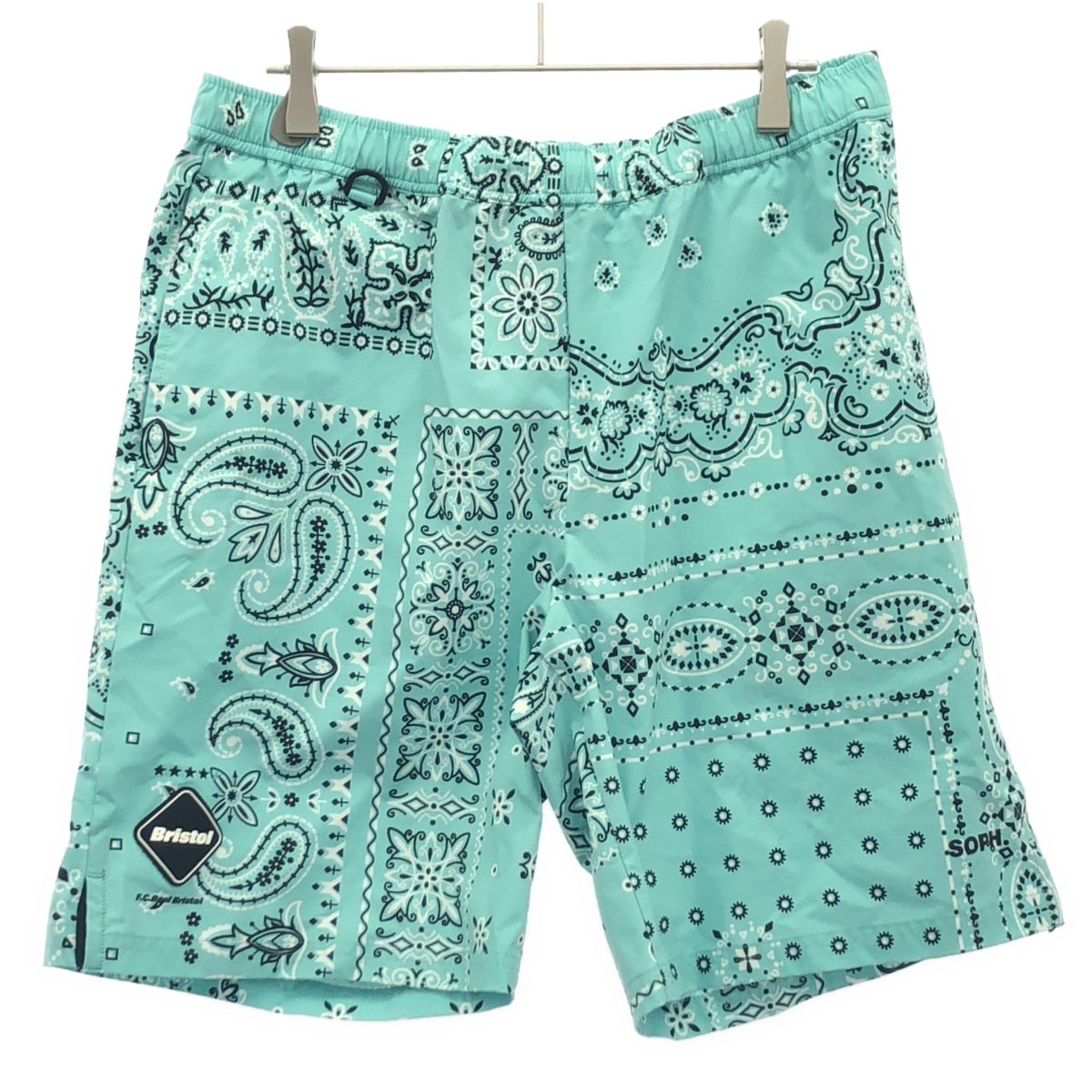 F.C.Real Bristol(FCRB) エフシーアールビー 23SS PRACTICE SHORTS バンダナショーツ FCRB-230028 ブルー系 L