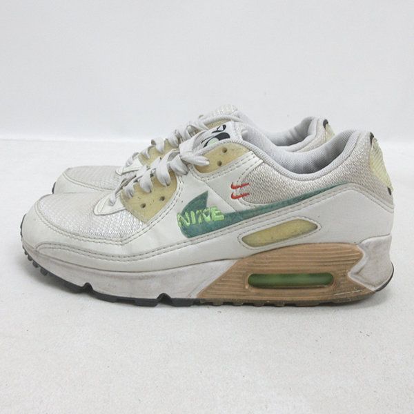 t■【25cm】NIKE/ナイキ エアマックス90 AIR MAX 90 SE DO9850-100ランニングシューズ■白LADIES/54【中古】