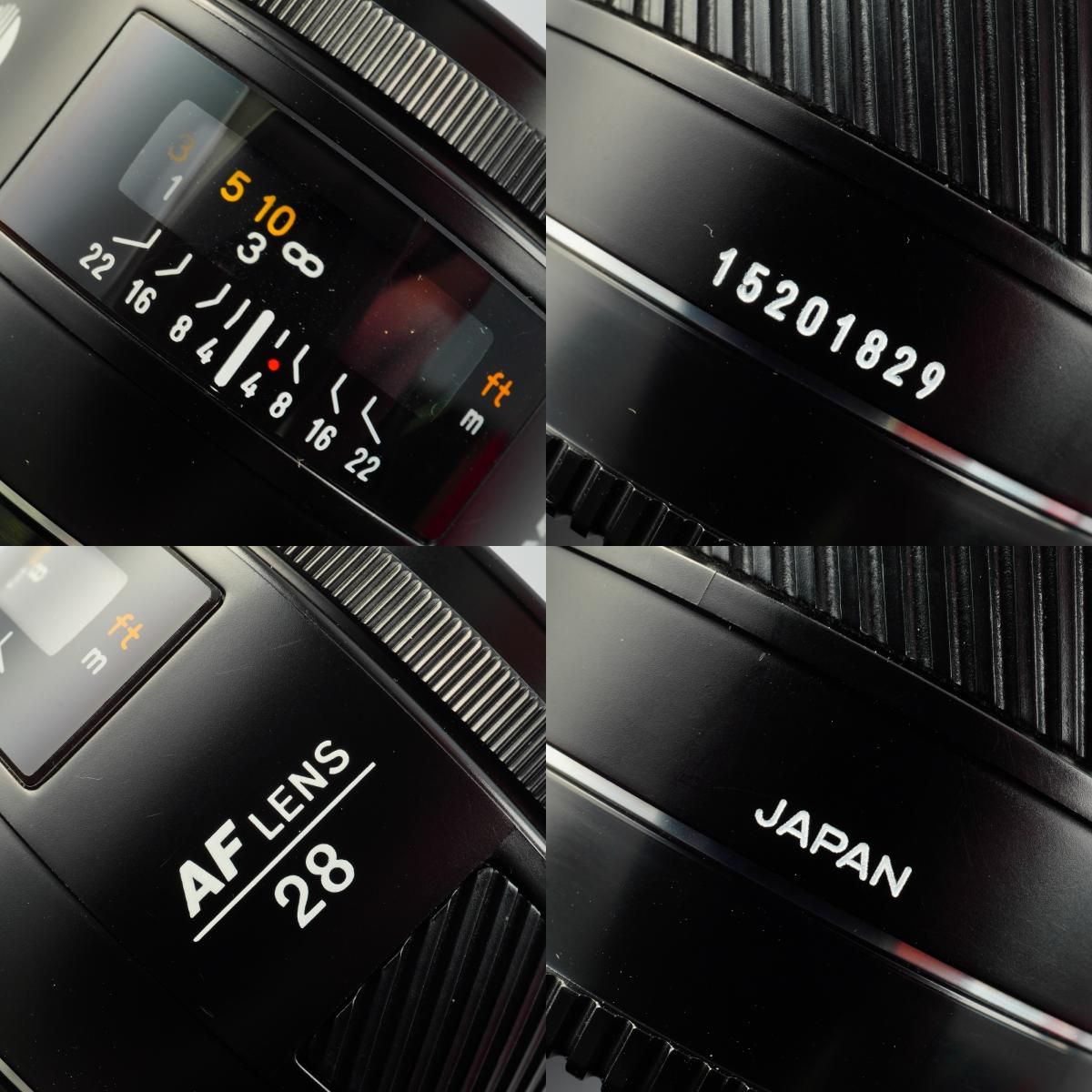 MINOLTA ミノルタ AF 28mm F/2.8 単焦点レンズ - メルカリ