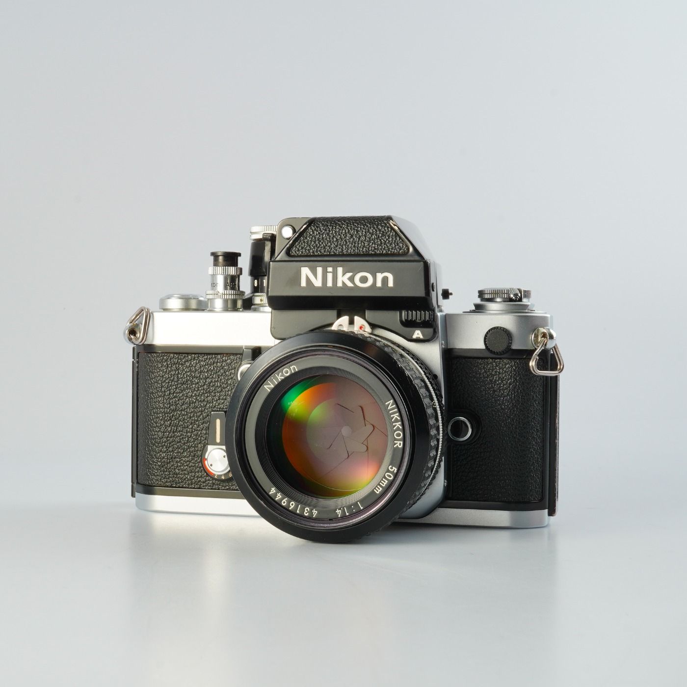 【SERVICED】 Nikon ニコン F2 Photomic A DP-11 Silver + NIKKOR Ai 50mm F/1.4 MF フィルム一眼レフカメラ